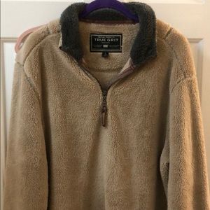 True Grit Pebble Pile Quarter Zip Pullover